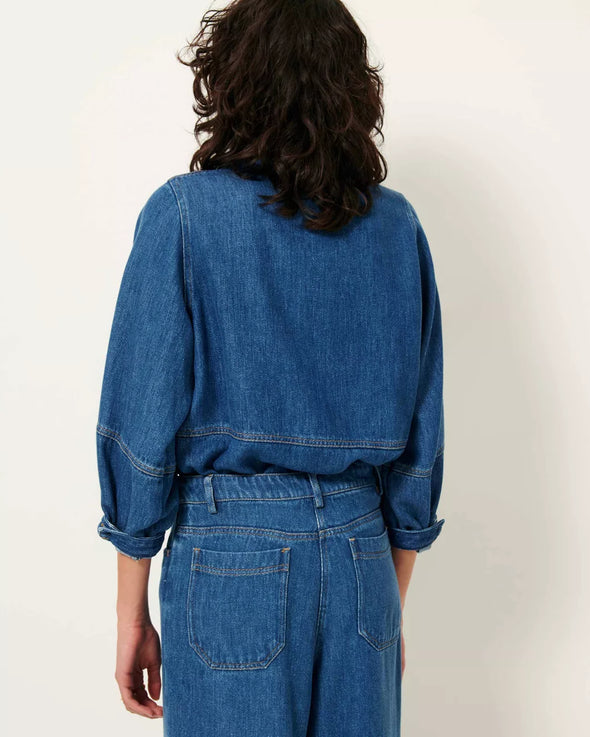 Leone Overshirt Denim Blue