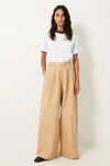 Rivera Pleated Trousers Jonc