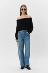 Sawa Offshoulder Sweater Black