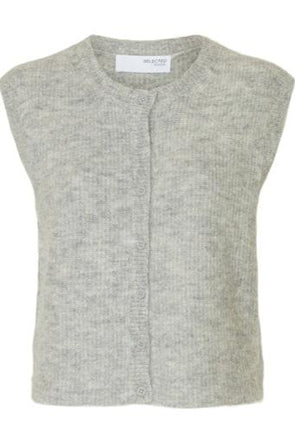 Lulu Vest Light Grey Melange