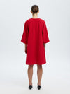Amida Short Dress Red Checks