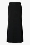 Lura Lurex Knit Skirt Black