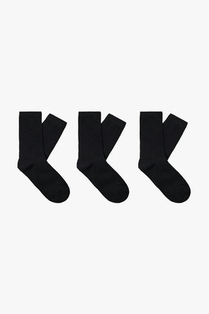 Chloe 3-Pack Socks Black