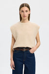 Lulu Knit Vest Birch Melange