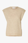 Lulu Knit Vest Birch Melange