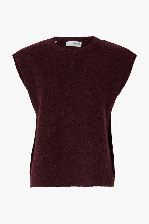 Lulu Knit Vest Fig