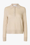 Thea Collar Knit Oatmeal