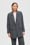 Myla Relaxed Blazer Medium Grey