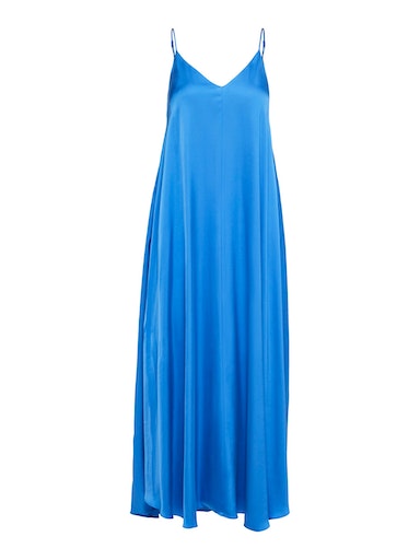 Thea Satin Strap Dress Nebulas