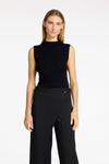 Lura Lurex High Neck Knit Black