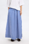 Fia Striped Ankle Skirt