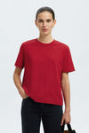Essential SS Boxy Tee Equestrian Red