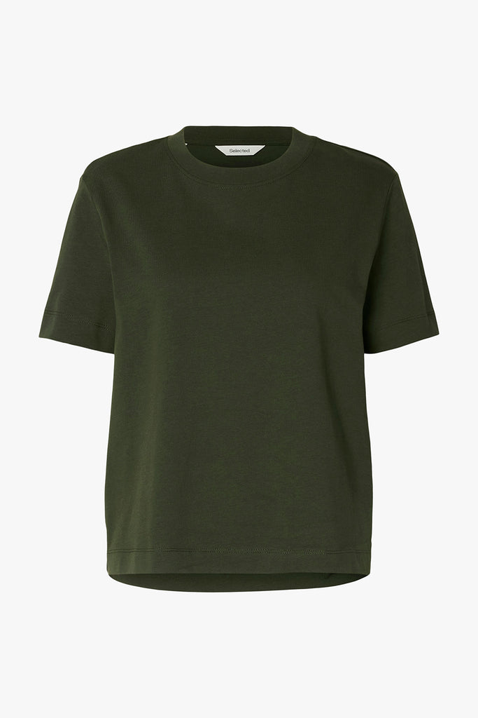Essential SS Boxy Tee Deep Depths