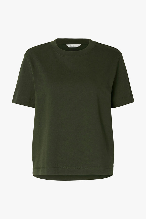 Essential SS Boxy Tee Deep Depths
