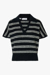Lulu Knit Polo Dark Sapphire