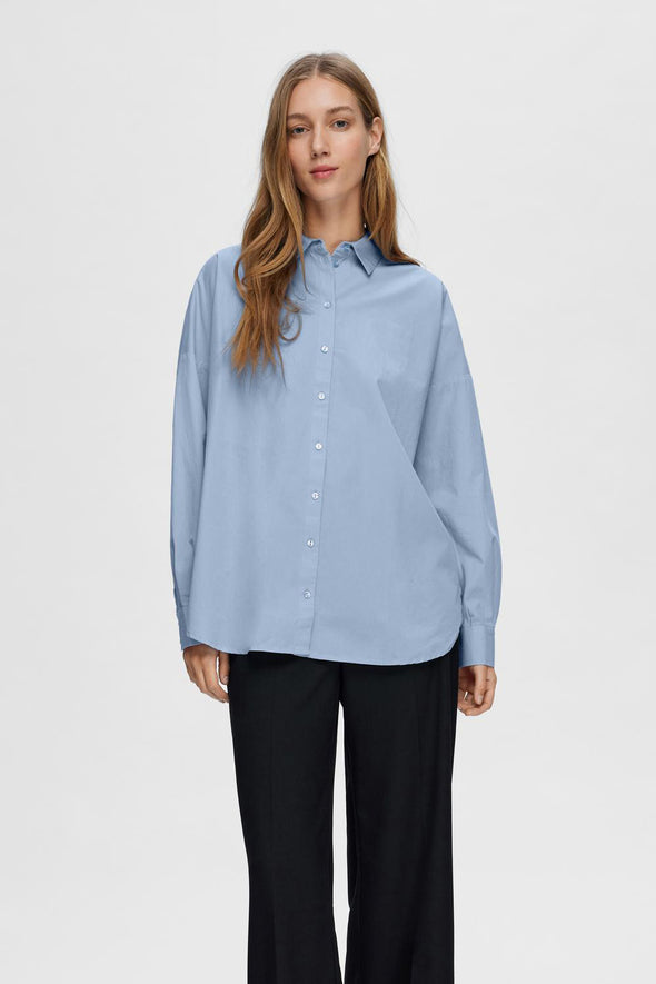Dina Shirt Cashmere Blue