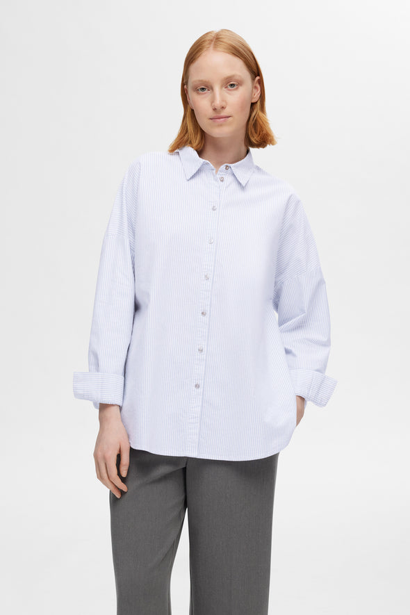 Nova Oxford Shirt White Sky