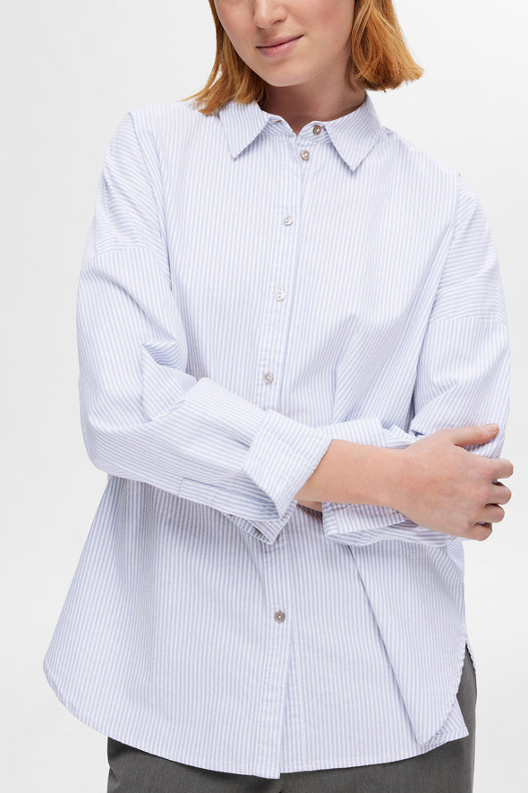 Nova Oxford Shirt White Sky