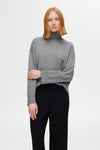 Kamma Rollneck Grey Melange