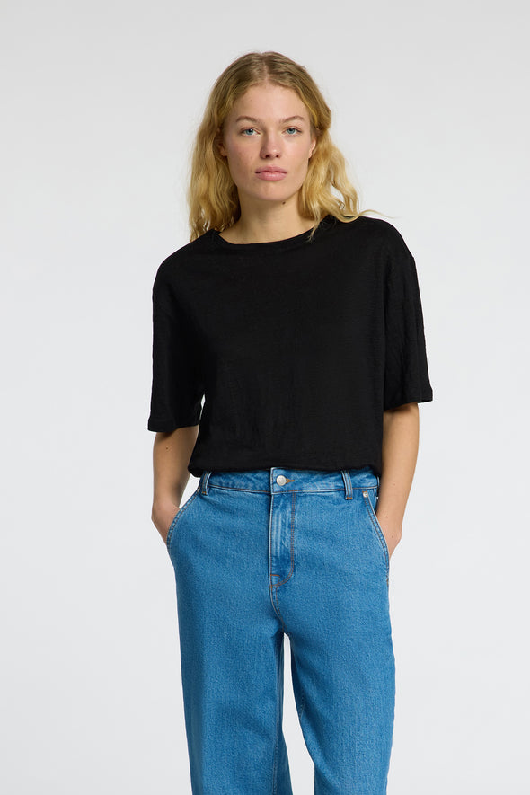 Vilja Linen Tee Black