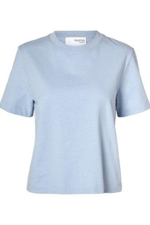 Essential Boxy Tee Cashmere Blue