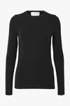 Manja LS O-Neck Top Black