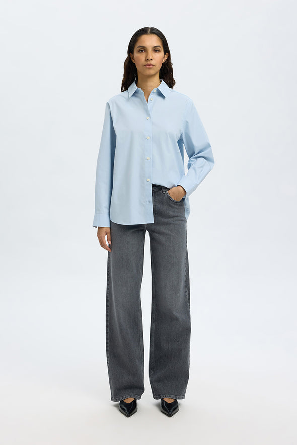 Ester Relaxed Shirt Cashmere Blue