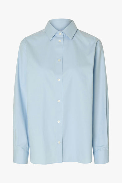 Ester Relaxed Shirt Cashmere Blue