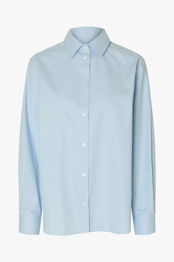 Ester Relaxed Shirt Cashmere Blue