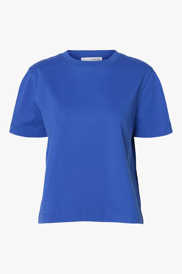 Essential Boxy Tee Dazzling Blue