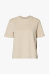 Essential SS Boxy T-Shirt Oatmeal
