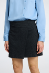 Lelou HW Mini Skirt Dark Grey