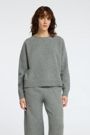 Nukki Knit Dark Grey Melange