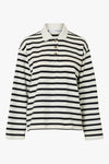 Wada Striped Collar Top