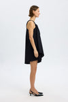 Esther Short Braided Dress Black