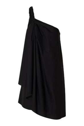 Esther Short Braided Dress Black