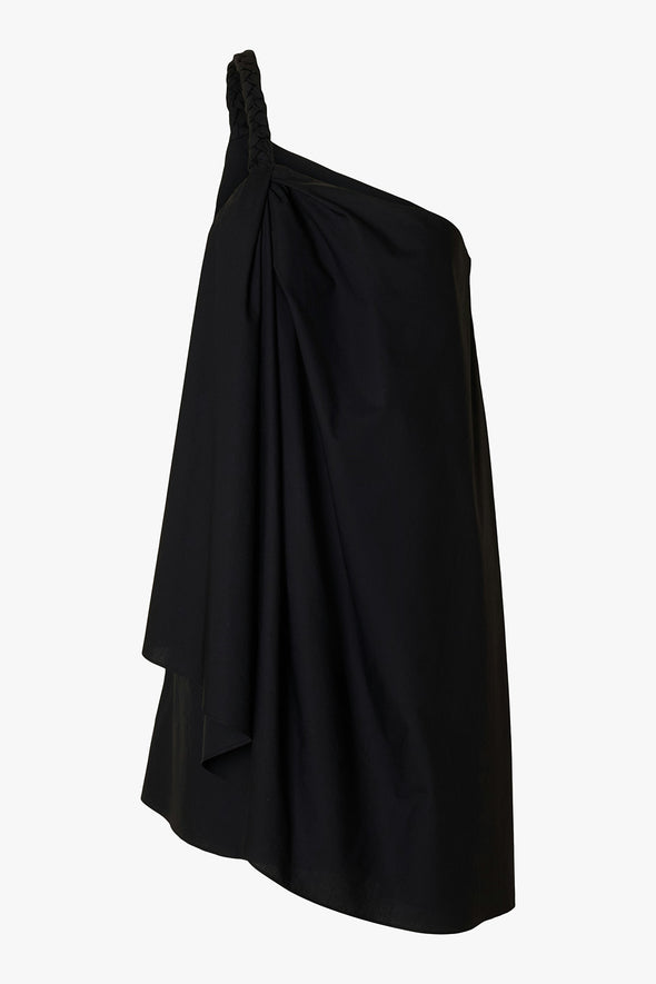 Esther Short Braided Dress Black