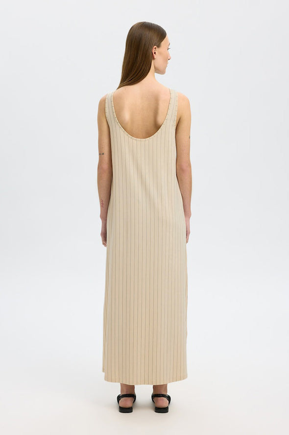 Anola Ankle Dress Stripes