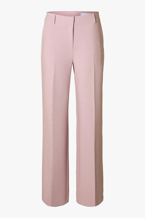 Rita Wide Pants Bleached Mauve