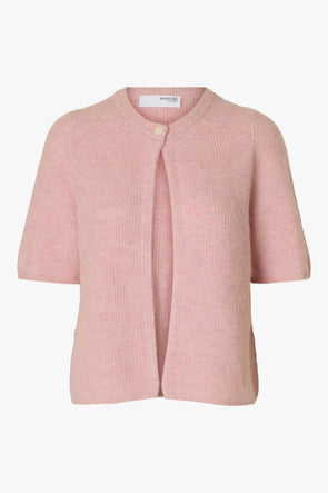 Sia Knit Cardigan Bleached Mauve