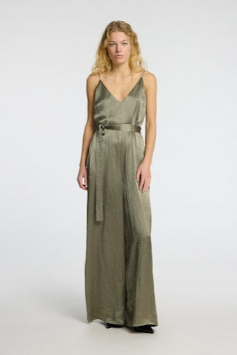 Selene Wide Leg Jumpsuit Vetiver