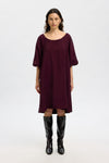 Yvette Relaxed Short Dress Fig