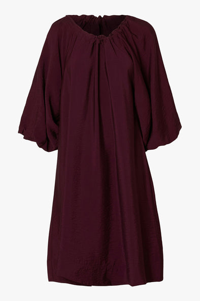 Yvette Relaxed Short Dress Fig