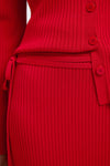 Carly Ankle Skirt Equestrian Red