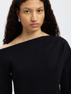 Tenny Draped Top Black