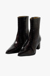 Stine Leather Boot Fig Croco