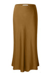 Lena Midi Skirt Golden Brown
