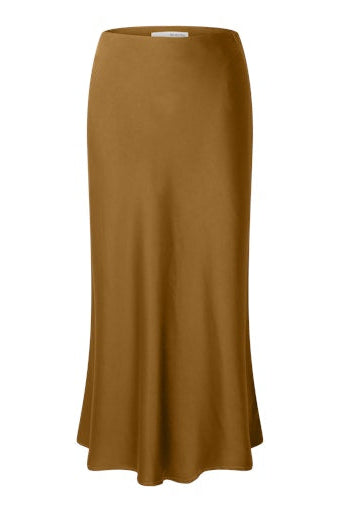 Lena Midi Skirt Golden Brown