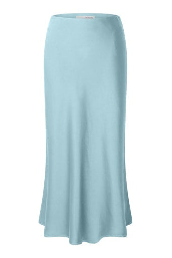 Lena Midi Skirt Blue Glow
