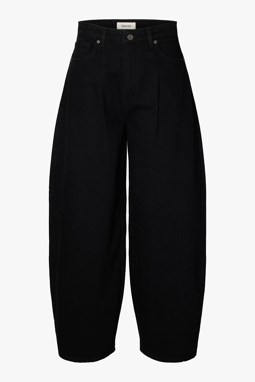 Nanet Barrel Jeans Black
